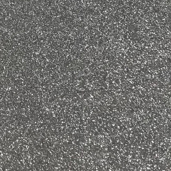 Glitter, Silver Heat Transfer Vinyl 19" HTV