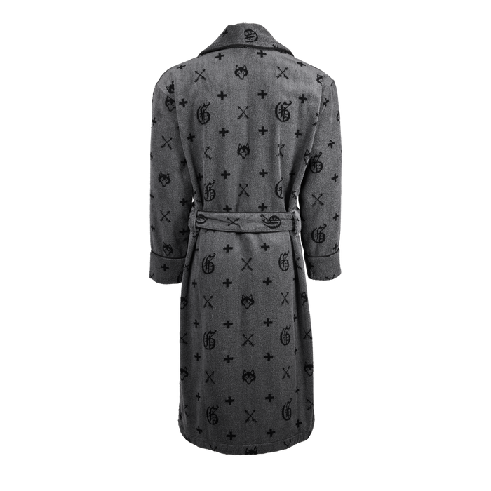 Greyson Clothiers G.O.A.T. Terry Resort Robe in Shepherd - Back View | Men's Luxury Robe