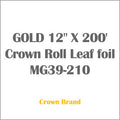GOLD 12" X 200' Crown Roll Leaf foil MG39-210