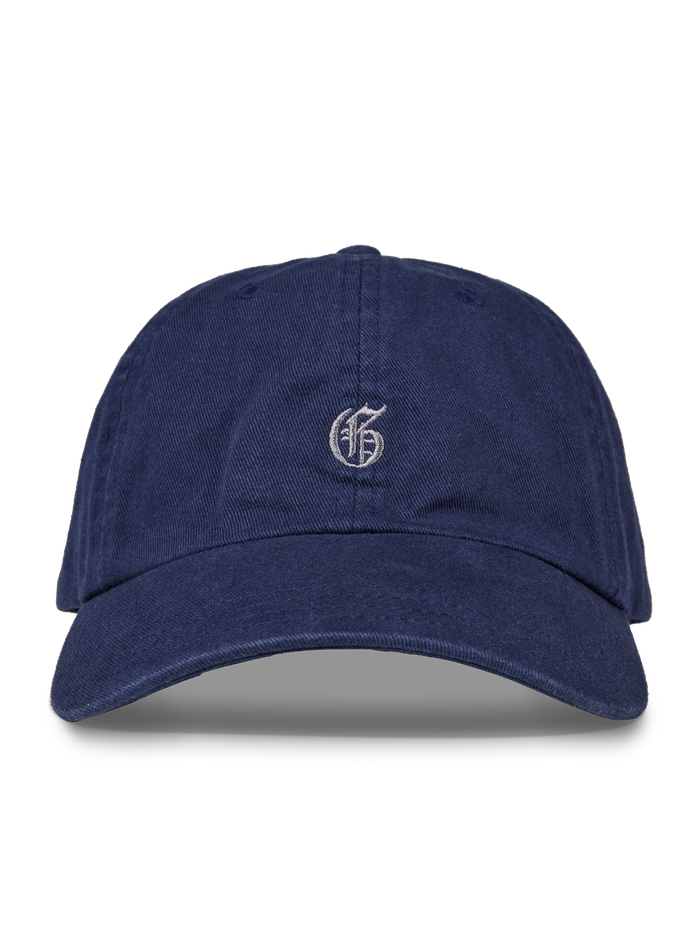 Greyson Clothiers Gothic "G" Dad Hat in Maltese - Front View | Greyson Clothiers
