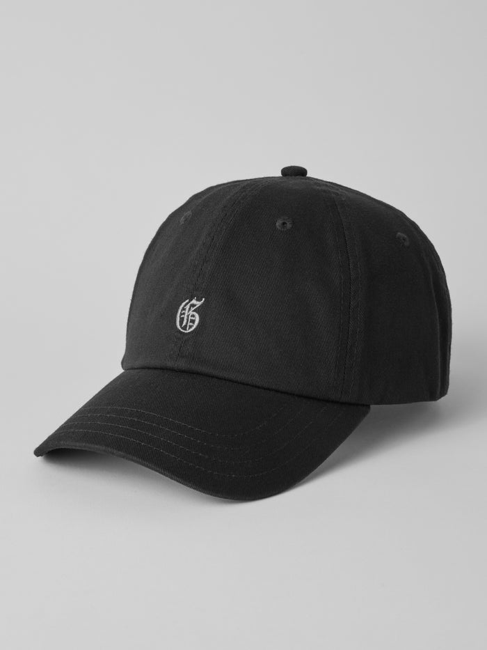 Greyson Clothiers Gothic "G" Dad Hat in Shepherd - Front Angle View | Greyson Clothiers
