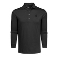 Shepherd Gothic "G" Omaha Long Sleeve Polo - Front View, Pique Golf Polo | Greyson Clothiers