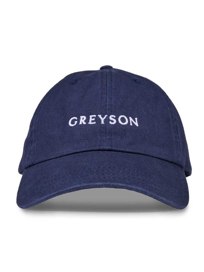 Greyson Clothiers Dad Hat in Maltese Blue - Front View | Cotton Twill Golf Cap
