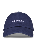 Greyson Clothiers Dad Hat in Maltese Blue - Front View | Cotton Twill Golf Cap