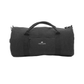 Dark Grey Heather Greyson Duffle Bag - Front View with Zip Pocket & Shoulder Strap | Greyson Clothiers