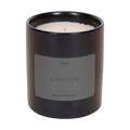 Greyson Fig Scented Candle in Matte Black Vessel - Front View | Greyson Clothiers