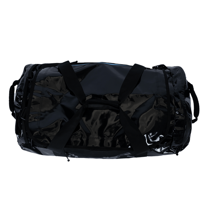 Greyson x Jones Dry Bag 70L in Shepherd - Top View showing backpack strap system | Greyson Clothiers