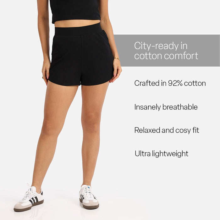Groove-in Cotton Shorts - BlissClub