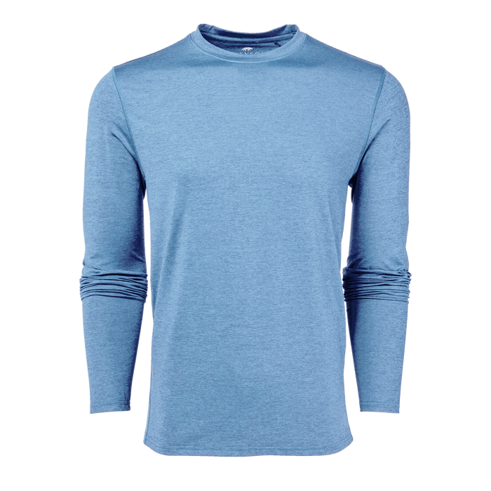Maltese Blue Guide Sport Classic Long Sleeve Tee - Front View | Greyson Clothiers