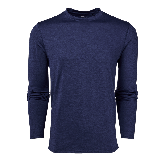 Dark Navy Guide Sport Classic Long Sleeve Tee - Front View | Greyson Clothiers