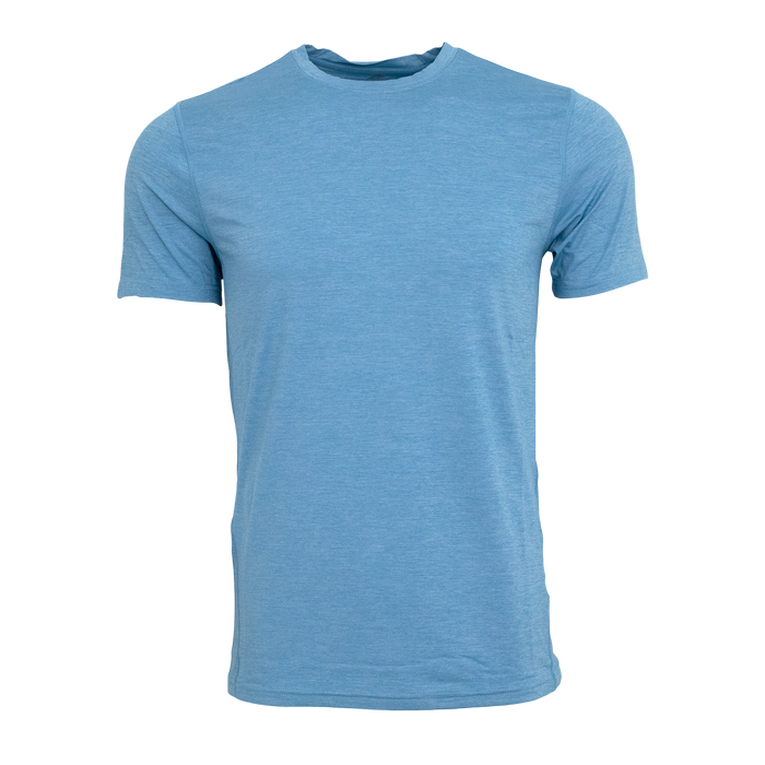 Coyote Blue Guide Sport Classic Short Sleeve Tee - Front View | Greyson Clothiers