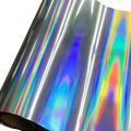 Heat Transfer Vinyl 19" Width SILVER HOLOGRAM SPECTRUM HTV