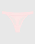 High Leg Medium Rise Thong Panty