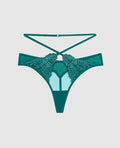 High Waist G-String Panty with Lace