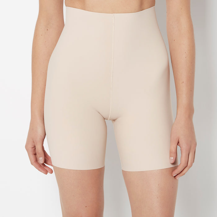 High Waist Smoothing Short in Rosetan