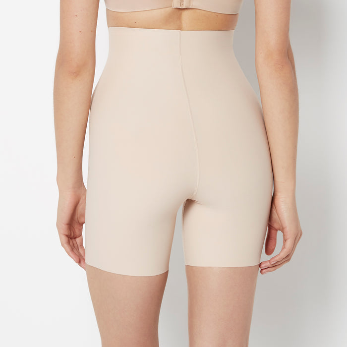 High Waist Smoothing Short in Rosetan