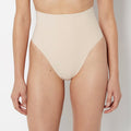 High Waist Smoothing Thong in Rosetan