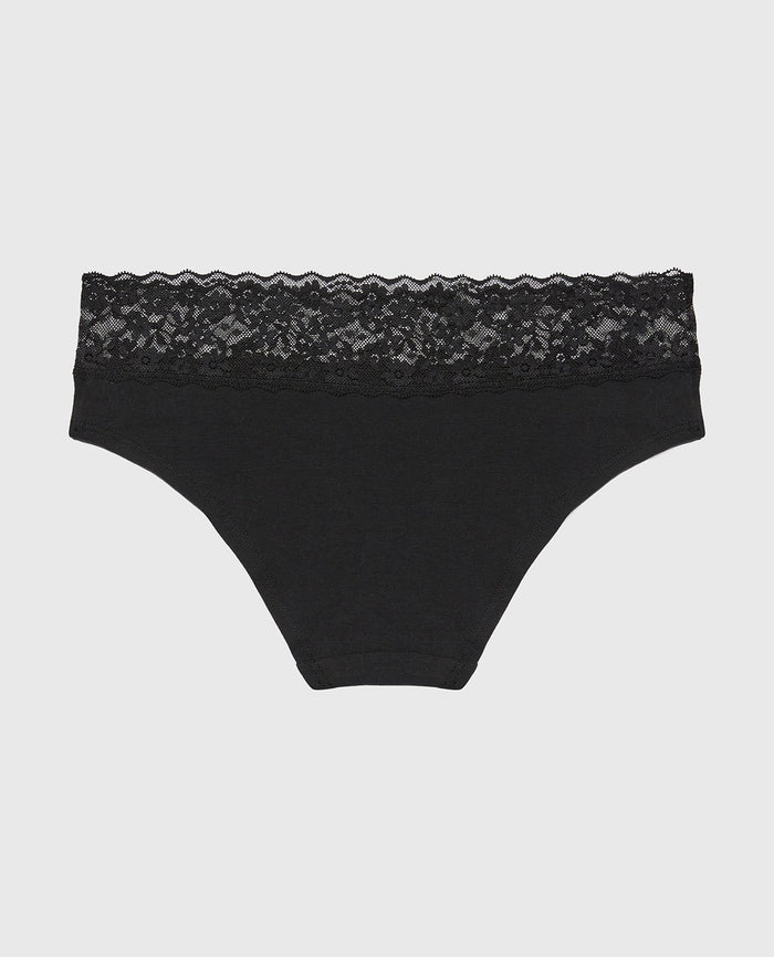 Hipster Panty in Tuxedo Black