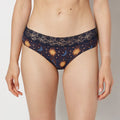 Hipster Panty With Lace Trim in Celestial Tapestry