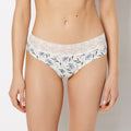 Hipster Panty With Lace Trim in Falling Foliage