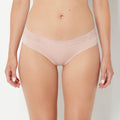Hipster Panty With Lace Trim in Misty Rose