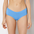 Hipster Wide Waist Cotton Panty in Azure Blue