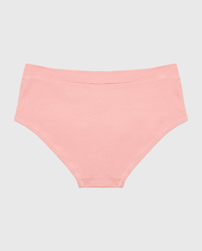 Hipster Wide Waist Cotton Panty in Rose Elegance