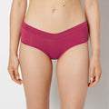 Hipster Wide Waist Cotton Panty in Sangria