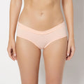 Hipster Wide Waist Cotton Panty in Tropical Peach