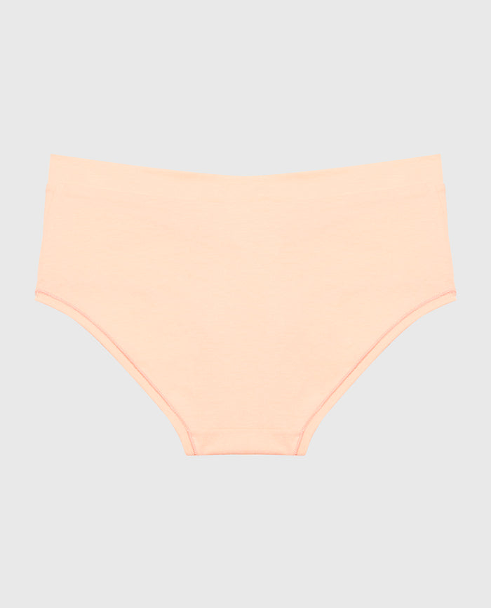 Hipster Wide Waist Cotton Panty in Tropical Peach
