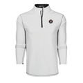 Arctic Houston Astros Colorado Mock Neck Quarter-Zip - Front View, Roundel Logo | Greyson Clothiers