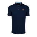 Maltese Blue Houston Astros Crowley Golf Polo - Front View with Roundel Logo | Greyson Clothiers