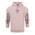 Blush H.S. Crossed Paddles Fireside Hoodie - Front View with Sleeve Graphics | Greyson Clothiers