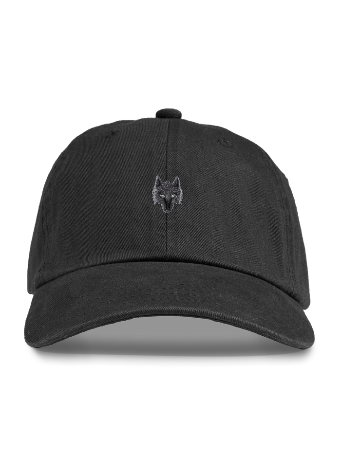 Greyson Clothiers Icon Dad Hat in Shepherd - Front View, Unstructured Golf Cap with Wolf Emblem | Greyson Clothiers