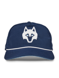 Greyson Clothiers Icon Rope Hat in Maltese Blue - Front View, Wolf Logo Embroidery