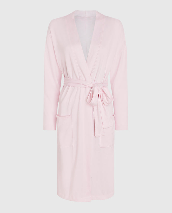 Jersey Robe in Pink-A-Boo
