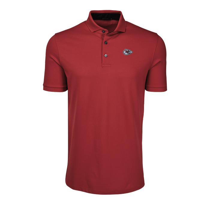 Kansas City Chiefs Wolf Short Sleeve Polo