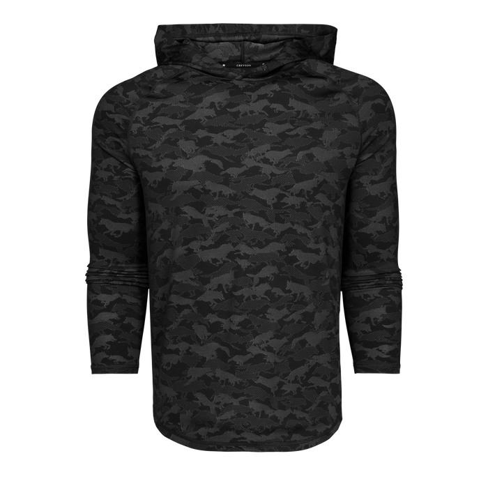 Shepherd Kennebec Wolfpack Camo Sport Hoodie - Front View | Greyson Clothiers