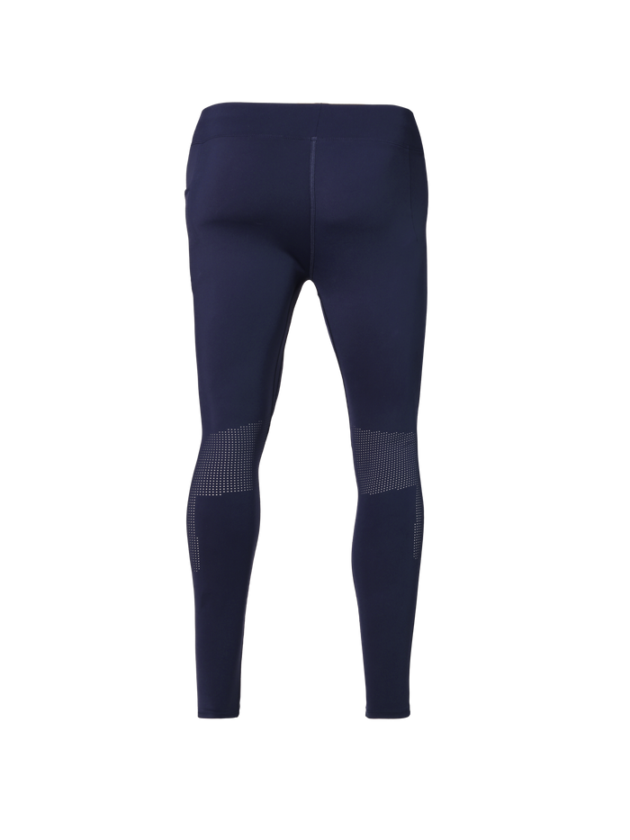 Greyson Clothiers Knight Tight in Maltese Blue - Back View, Perforated Knee Panels | Men's Performance Baselayer