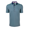 Bloomfield Knight Wolf Short Sleeve Golf Polo - Front View, Printed Performance | Greyson Clothiers