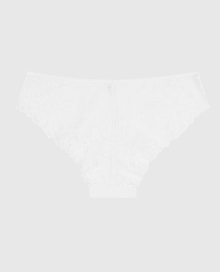 Lace Cheeky Panty in Ivory
