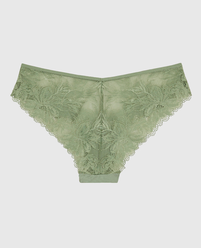 Lace Cheeky Panty in Soft Sage
