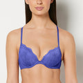 Lace Push Up Bra in Dazzling Blue