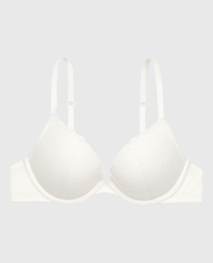 Lace Push Up Bra in Ivory