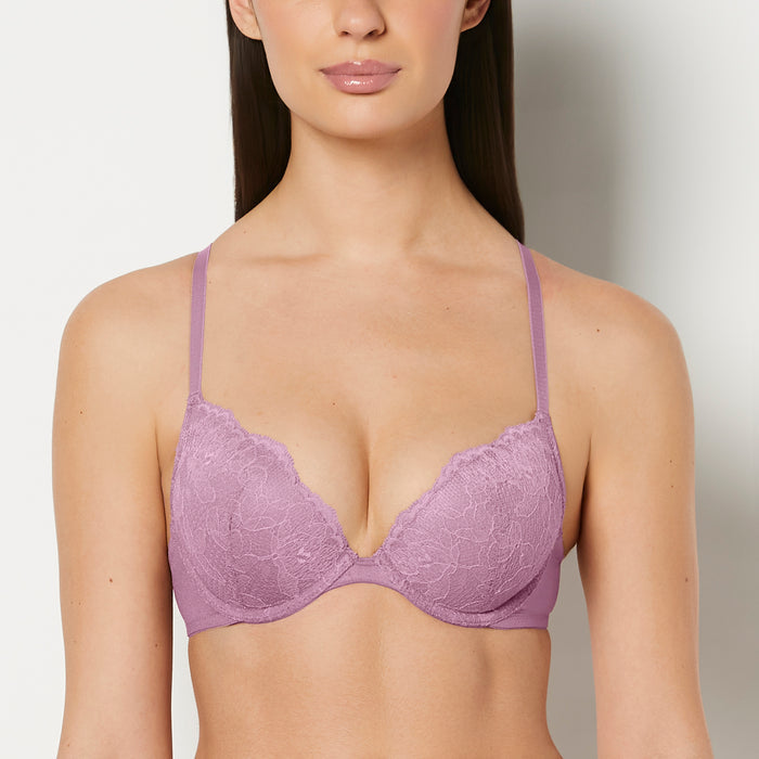 Lace Push Up Bra in Regal Orchid