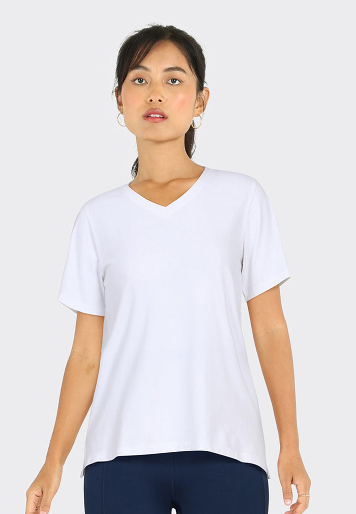 Last Tee - V Neck Half Sleeves - BlissClub