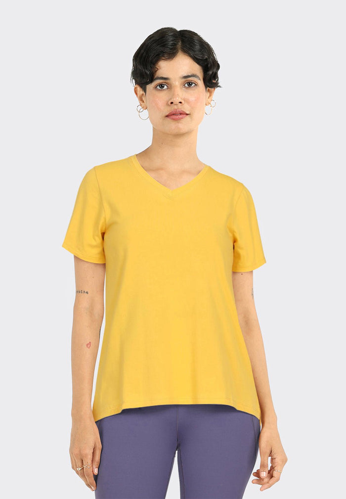 Last Tee - V Neck Half Sleeves - BlissClub
