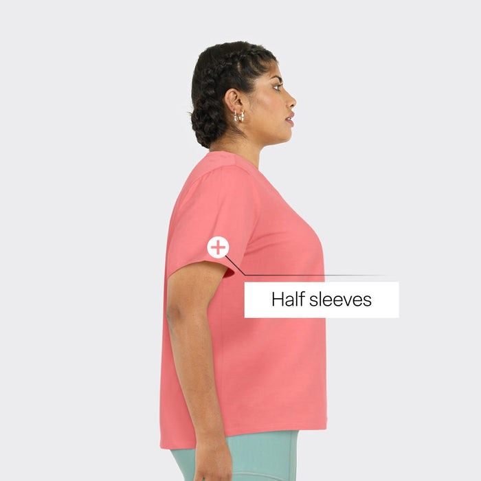 Last Tee - V Neck Half Sleeves - BlissClub