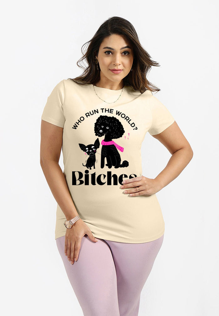 Who Run The World- Baani Beige / XS-elene