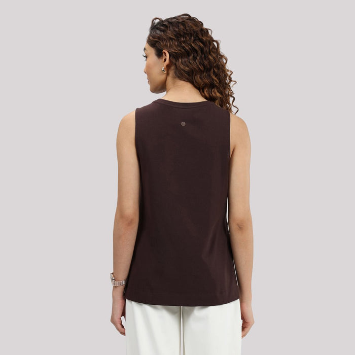 Last Tee Sleeveless Long Slit Top - BlissClub